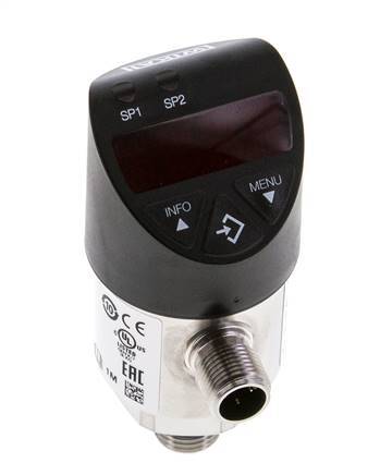 0 to 6bar Stainless Steel Wika Electronic Pressure Switch G1/4'' 1VDC IO-Link 4-pin M12 Connector