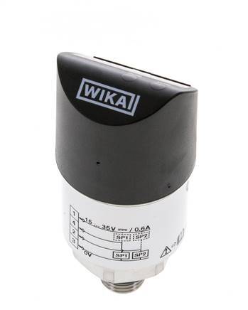 0 to 16bar Stainless Steel Wika Electronic Pressure Switch G1/4'' 1VDC IO-Link 4-pin M12 Connector