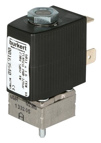 Solenoid Valve 20x20 mm SFB flange NC Stainless steel FKM 0-12bar/174psi 110VAC 6011 134133
