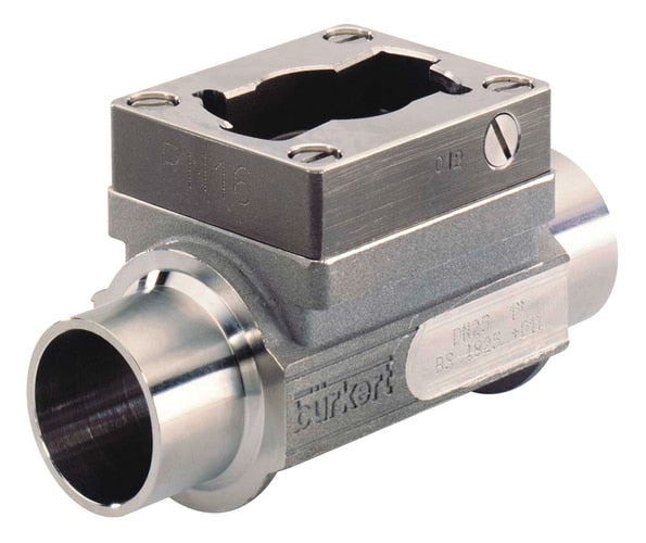 Paddle wheel sensor fitting weld-end DN10 stainless steel - Bürkert S030 - 562887