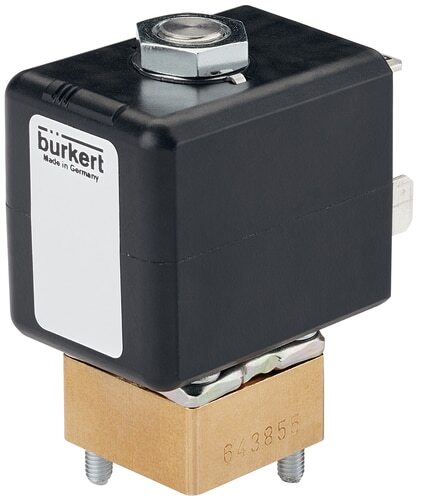 Solenoid Valve NC 20x20 mm SFB Stainless Steel FKM 0-5.5bar/80psi 24VDC 7011 20075433