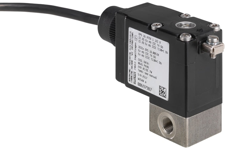 Solenoid Valve G1/8'' NC Stainless steel EPDM -1-14bar/-15-203psi 24VDC 2873 20002798