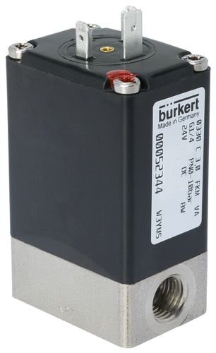 Solenoid Valve G1/4'' NC Stainless steel FKM -1-6bar/-15-87psi 24VDC Vacuum 0330 20030877