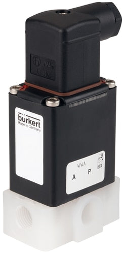Solenoid Valve G1/4'' NO PVDF FKM 0-8bar/116psi 230VAC 0330 20053006