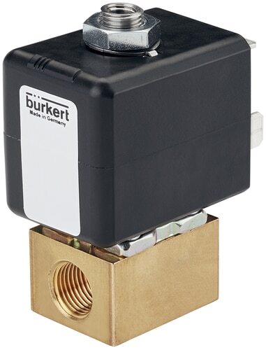 Solenoid Valve 3/2 NC G1/8'' Brass FKM 0-7.5bar/109psi 24VAC 7012 20108037
