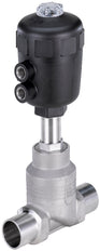 Welded End DN 25 NC Pneumatic 2-Way Globe Valve Stainless Steel - 2012 - 146301