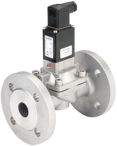 Solenoid Valve 40 mm Flange NC Stainless steel EPDM 0.2-10bar/3-145psi 110VDC Anti-Waterhammer 5282 205080