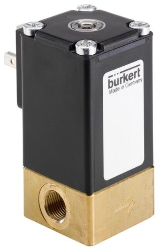 Solenoid Valve G1/4'' NC Brass FKM -0.5-0.5bar/-7-7psi 12VDC 2873 389280