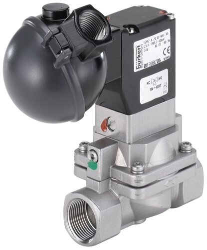 Solenoid Valve G3/4'' NC Stainless steel NBR 0.2-10bar/3-145psi 230VAC/DC Anti-Waterhammer ATEX 5282 378234
