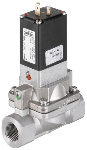 Solenoid Valve 50 mm Flange NC Brass NBR 0.2-16bar/3-232psi 24VDC Anti-Waterhammer 5282 355274