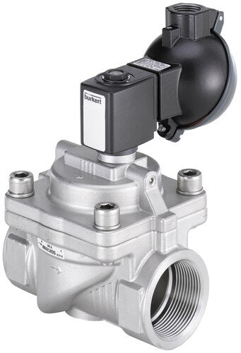 Solenoid Valve G1'' NO Stainless steel FKM 0.2-16bar/3-232psi 24VAC/DC Anti-Waterhammer ATEX 6281 380365
