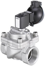 Solenoid Valve G1'' NO Stainless steel FKM 0.2-16bar/3-232psi 24VAC/DC Anti-Waterhammer ATEX 6281 380365