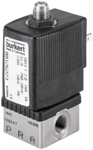 Solenoid Valve 3/2-Way G1/8'' NC Stainless steel EPDM 0-10bar/145psi 24VDC 6014 272838