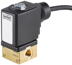 Solenoid Valve G1/8'' NC Brass FKM 0-10bar/145psi 24VAC/DC Vacuum ATEX 6013 385611