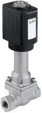 Solenoid Valve G1/4'' NC Stainless steel PTFE 0-10bar/145psi 24VAC/DC Vacuum -200 - 180°C (-328 - 356°F) 6026 367643