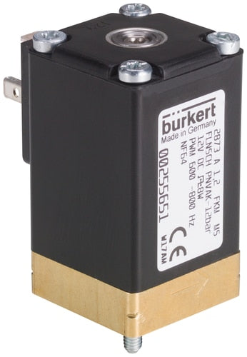 Solenoid Valve 32x32 mm SFB flange NC Brass FKM -1-6bar/-15-87psi 12VDC Oxygen Fat/Oil Free 2873 369196