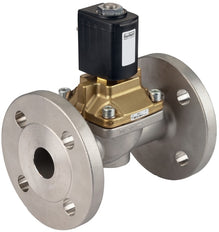 Solenoid Valve 25 mm Flange NC Stainless steel PTFE 0-10bar/145psi 24VDC 6407 379382