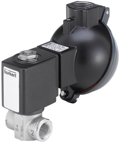 Solenoid Valve G1/2'' NC Stainless steel FKM 0-25bar/363psi 24VAC/DC ATEX 6240 380840