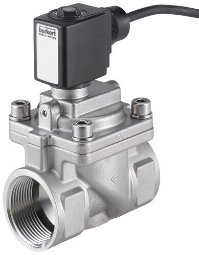Solenoid Valve G1/2'' NC Stainless steel EPDM 0.2-16bar/3-232psi 24VAC/DC Anti-Waterhammer ATEX 6281 386661