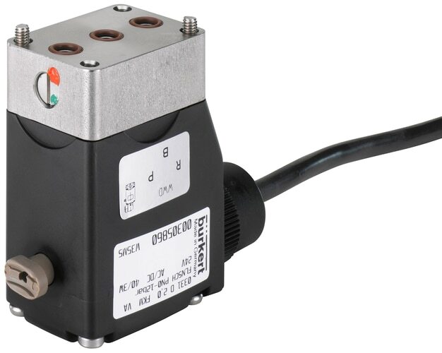Solenoid Valve 3/2-Way 32x46 mm SFB flange NC Stainless steel FFKM 0-5bar/73psi 24VDC 0331 20021507