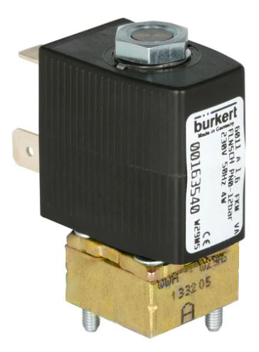 Solenoid Valve 20x20mm SFB Flange NC Brass FKM -6bar/0-87psi 24VDC 6011 163876