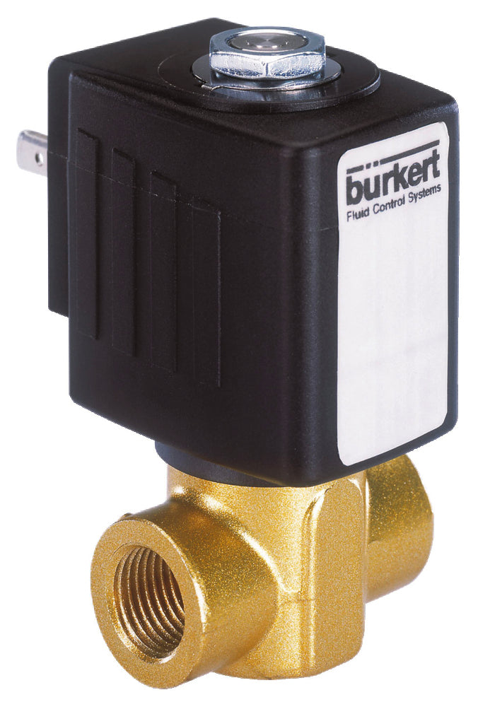 Solenoid Valve G1/4'' NO Brass PTFE 0-16bar/232psi 24VDC 6027 214561