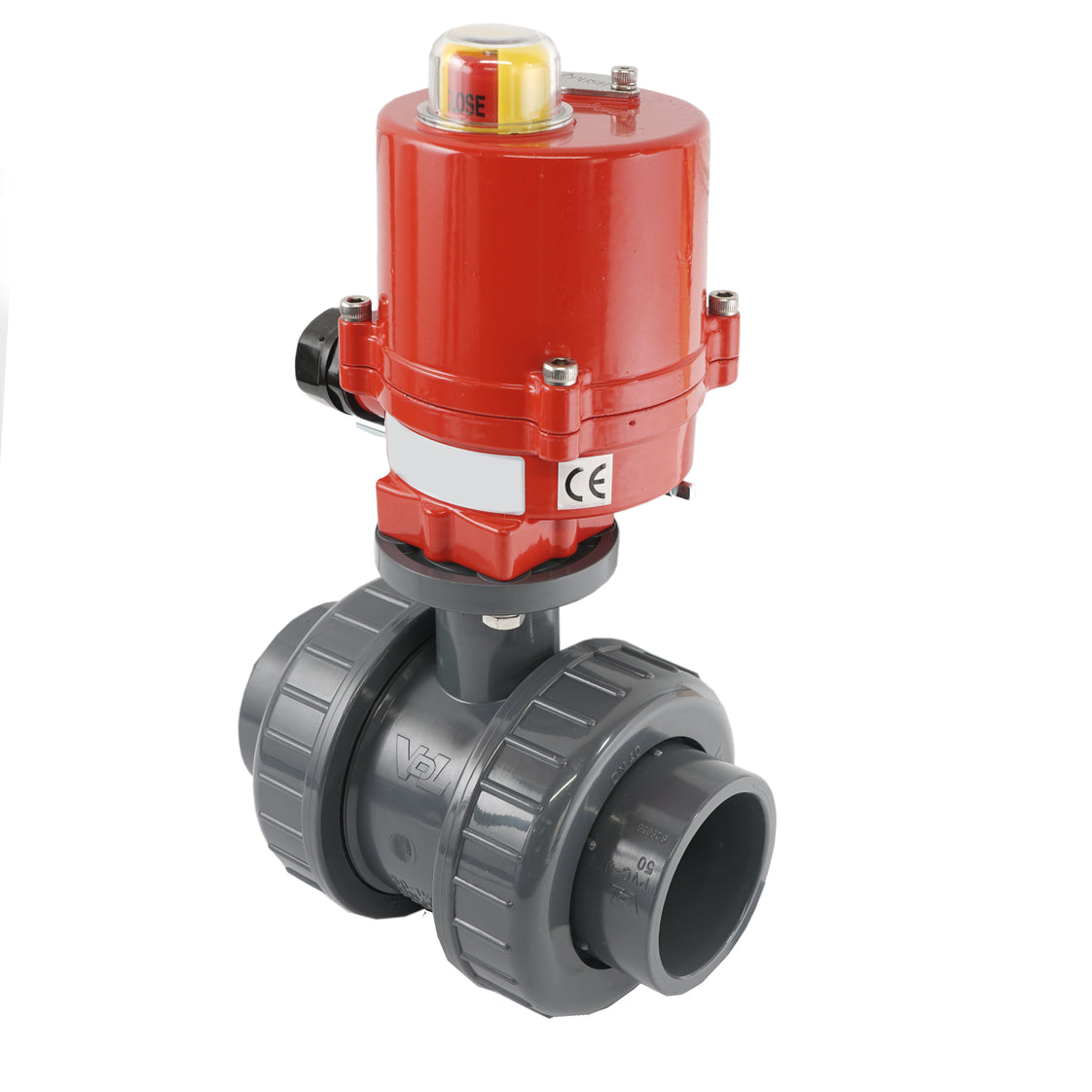 32mm 230V AC VDL 2-way PVC Electrical ball valve
