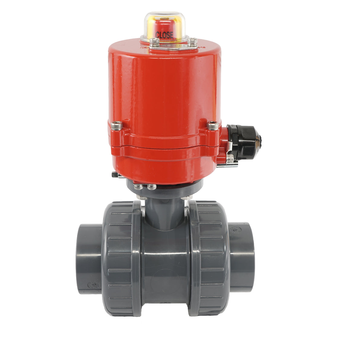 50mm 230V AC VDL 2-way PVC Electrical ball valve