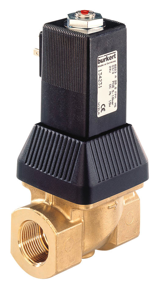 Solenoid Valve G1'' NC Brass FKM 0.5-10bar/7-145psi 24VDC 6223 222477
