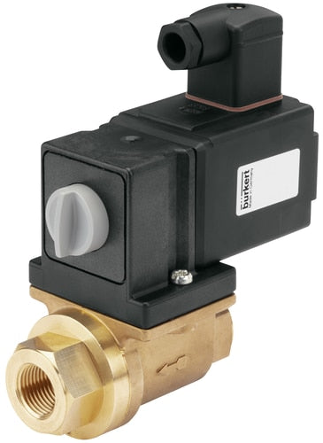 Solenoid Valve 3/2-Way G3/8'' Mixing Brass NBR 0-0.6bar/9psi 230VAC/DC 0131 62378