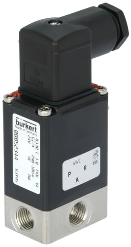 Solenoid Valve 3/2-Way G1/4'' NC Stainless steel FKM 0-12bar/174psi 24VAC 0330 69020