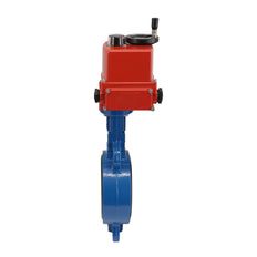 DN100 (4 inch) 100-240 V AC on/off Electric Cast Iron ABG Butterfly Valve Lug NBR