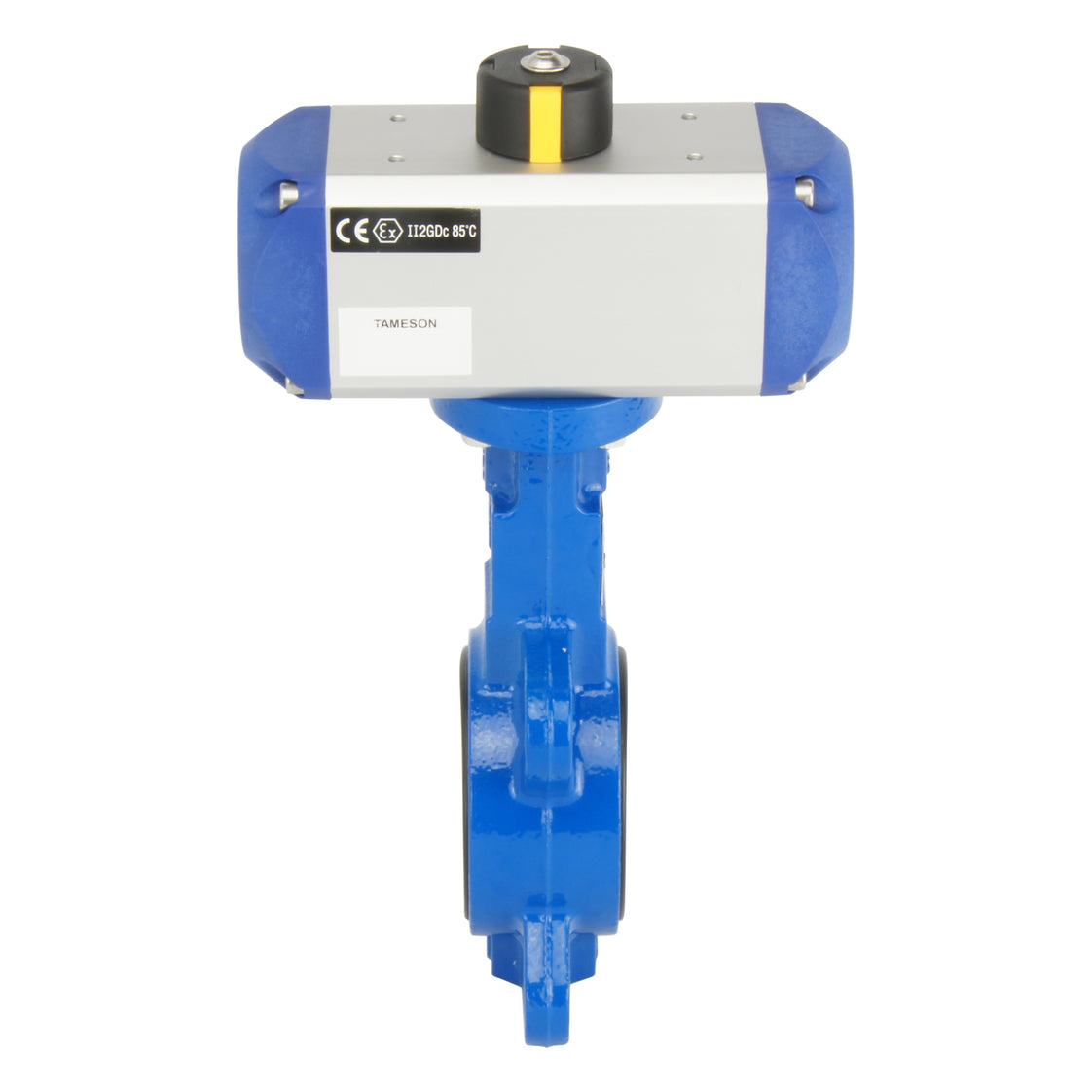 DN40 (1-1/2 inch) Wafer Pneumatic Butterfly Valve GG25-Stainless Steel-EPDM Spring Closed - BFLW