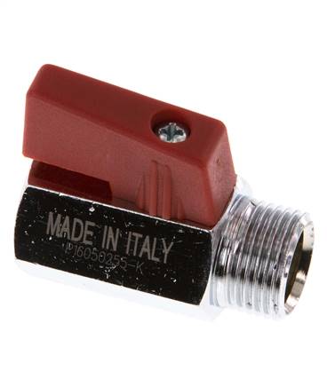 Male To Female G 3/8 inch 2-Way Brass Mini Ball Valve 15 Bar
