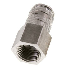 Stainless steel DN 10 Air Coupling Socket G 3/4 inch Female Double Shut-Off