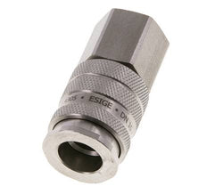 Stainless steel DN 10 Air Coupling Socket G 3/8 inch Female Double Shut-Off