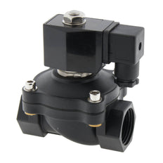 Solenoid Valve DF-SA 1'' Nylon FKM 0-6bar 12V DC