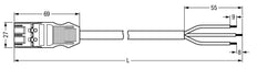 Wago Winsta Midi Patch Cord Adjustable Building Installation - 771-9993/216-302