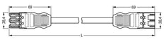 Wago Winsta Midi Patch Cord Adjustable Building Installation - 771-9993/017-401