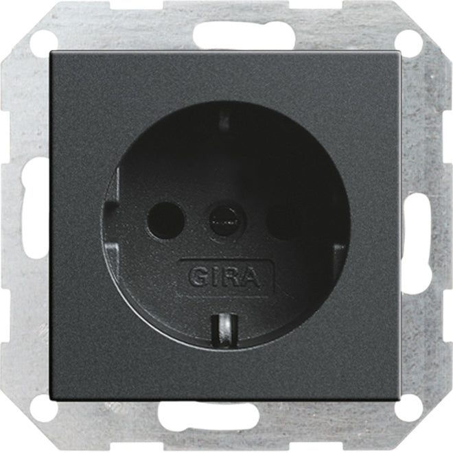 Gira System 55 Wall Socket Outlet (WCD Switchgear) - 046628