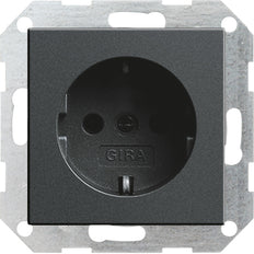 Gira System 55 Wall Socket Outlet (WCD Switchgear) - 046628