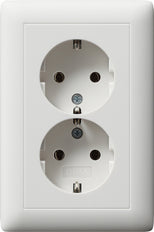 Gira Standard 55 Wall Socket Outlet (WCD Switchgear) - 078204