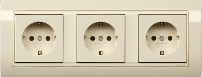 Gira Standard 55 Wall Socket Outlet (WCD Switchgear) - 0747021
