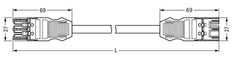 Wago Winsta Midi Patch Cord Adjustable Building Installation - 771-9973/006-305