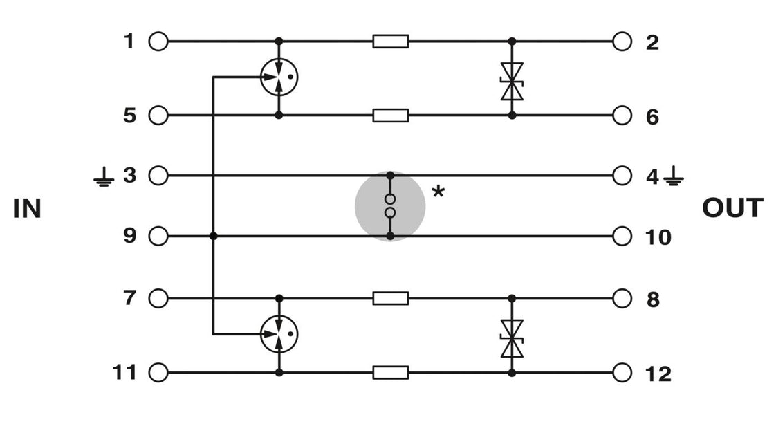Phoenix Contact PT Surge Protector For Data/M&R - 2838228