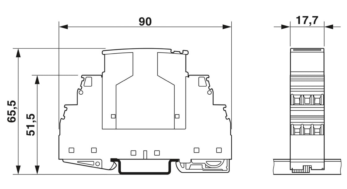 Phoenix Contact PT Surge Protector For Data/M&R - 2856058