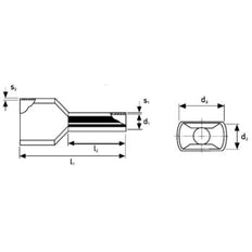 Knipex Wire End Sleeve - 97 99 376 [50 Pieces]