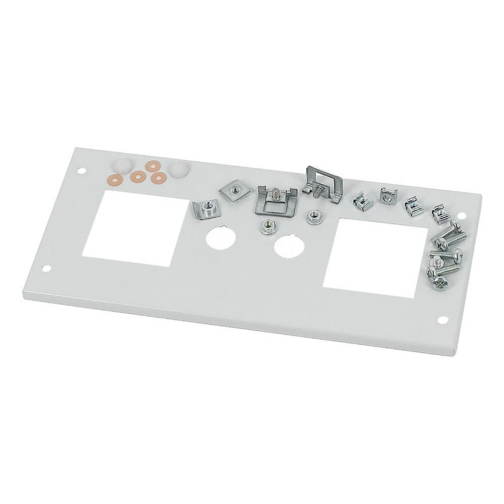 Eaton Front Cover Kit For 2x72 Meter Grey 150x425mm - 283935