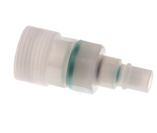 PVDF DN 7.2 Coupling Plug G 1/2 inch Female Threads