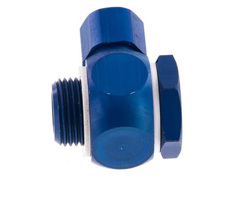 10x8 & G3/8'' Aluminum Banjo Push-on Fitting with Male Threads with O-ring Rotatable [10 Pieces]
